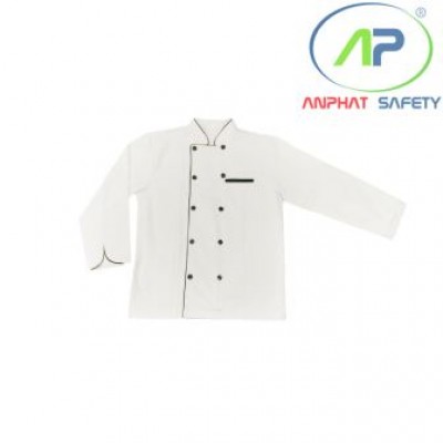 Áo bếp tay dài KaKi 65/35